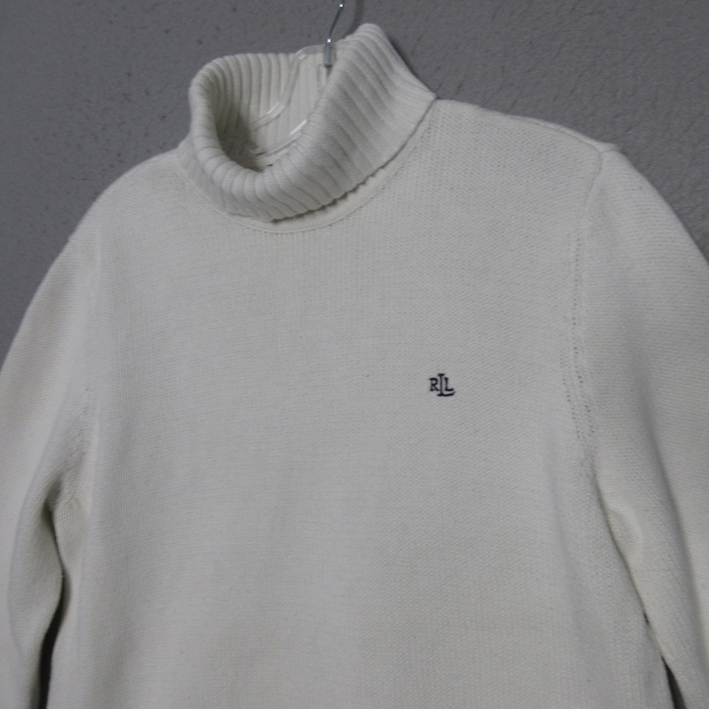 Vintage Lauren Ralph Lauren Sweater Turtleneck Monogram